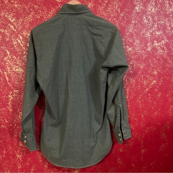 LEVI’s 70’s Vintage Silver Tab Buttons Shirt S - Picture 6 of 9